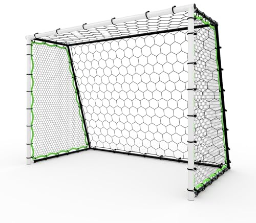 Fußball Rebounder 213x152 cm, Rückprallnetz mit Zielzonen, stabil