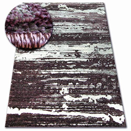 Teppich Shadow für Wohnzimmer, Schlafzimmer, Büro, Kinderzimmer 9368 Flieder/Flieder 140x190 cm