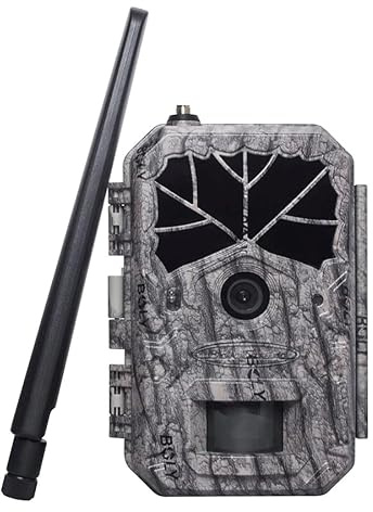BolyGuard 4G Wireless Wildlife Trail Kamera GPRS 48MP 1080p mit Nachtsicht Bewegungsaktivierte Spielkamera mit No Glow 940nm IR LEDs für Garten