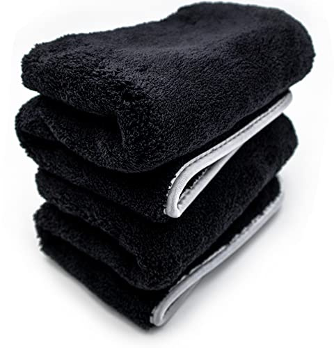 Cleanned Premium [2X STÜCK - 800GSM] Mikrofasertücher Set – Extra flauschig