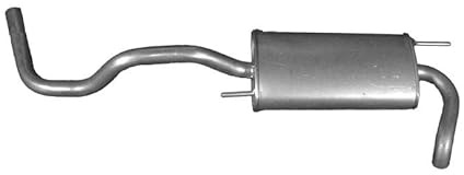 IZAWIT 23.026 Endschalldämpfer Hinten Kompatibel mit VW POLO 6N2 6N0253609G