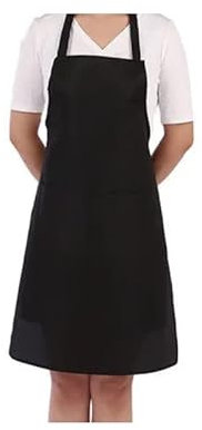 WS Accessories 2 Pocket Apron 60x70cm - Ideal for kitchen, home and garden use [Black]