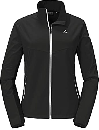 Schöffel Damen Softshell Jacket Rinnen L, wind- und wasserabweisende Winter Wanderjacke mit Body Mapping Technologie, atmungsaktive Outdoorjacke für Wintersport