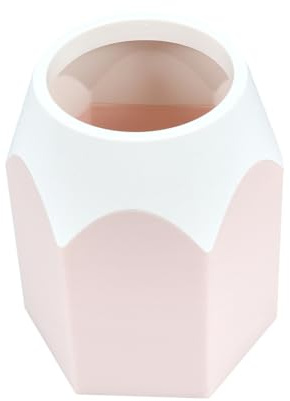 Ciieeo Pot à Crayons Créatif En Rose Organiseur De Bureau Design Élégant Et Portable Pour Fournitures De Bureau Et Accessoires De Maquillage