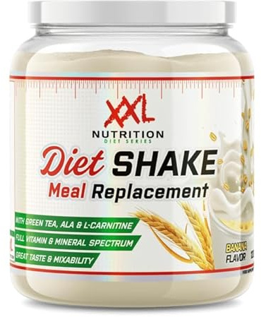 XXL Nutrition - Diet Shake - Abnehm Shake, Trinkmahlzeit, Protein Shake - Diät-Shake, Abnehmen, Mahlzeitersatz - Cookies & Cream - 1200 Gramm