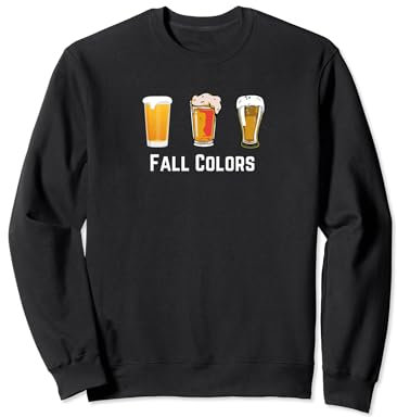 Verres à bière artisanale, couleurs d'automne Sweatshirt