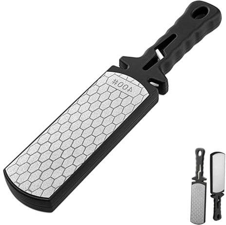 Diamant Messerschärfer, Schleifstein Messer Diamantschleifstein Körnung 400/1000 Professionell Abziehstein Küchen Zubehör Gadgets Schleifstein Für Alle Messerarten