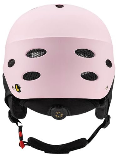 Harilla Skihelm Skizubehör Bessere Dämpfung Bequemer Sporthelm Skateboardhelm für Outdoor-Sport Snowboard Herren, Rosa
