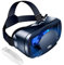 VR Brille für Handy, 3D Virtual Reality Headset, HD Anti-Blau Linsen 3D VR Glasses Augenschutz Brille PC Unterhaltung mit Fernbedienung, für iPhone Samsung Android 5,0-7,0 Zoll