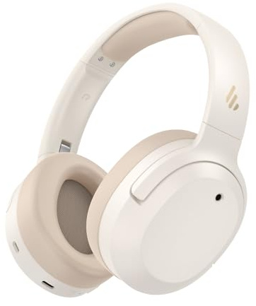 Edifier W820NB Plus Gen 2 Faltbarer Bluetooth V6.1 Over-Ear-Kopfhörer mit -49 dB Geräuschunterdrückung, kabellos und kabelgebunden, Hi-Res-Audio, 88 Stunden Spielzeit, räumlicher Klang(Elfenbein)