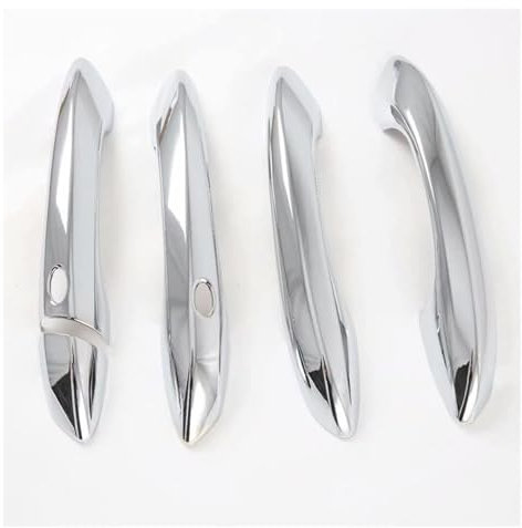 Maniglia Portiera Esterna Sostituzione Per Hyundai Per Tucson 5 N Linea NX4 2021 2022 ABS Cromato Porta Esterna Maniglia Di Copertura Ciotola Della Porta Trim Adesivo(Cromo)
