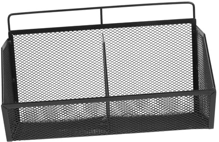 PRETYZOOM da Parete con Scomparti Organizer Metallo per Cucina e Bagno Contenitore Sospeso per Spezie Snack Lavanderia e