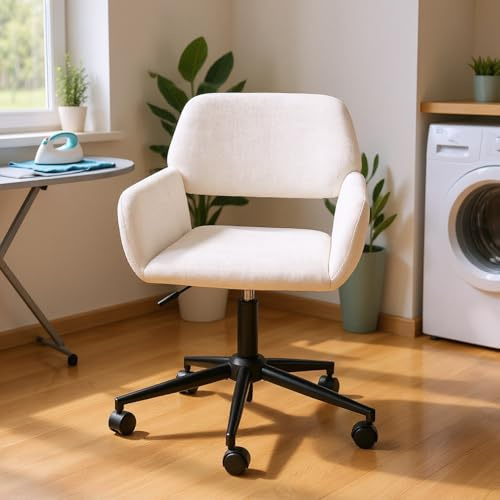 FurnitureR Chaise pivotante, Aide à la Planche à Repasser Moderne, réglable en Hauteur, Rembourrage Confortable, Utilisation idéale pour la Maison ou Le Bureau