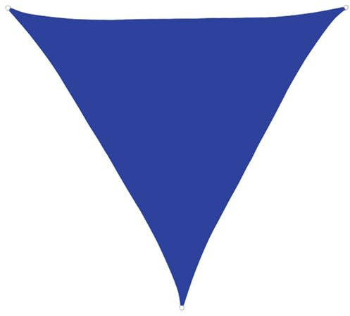 Tenda a vela triangolare, impermeabile, resistente ai raggi UV, in tessuto ombreggiante per esterni, facile da installare per patio, balcone, prato, giardino (5, 4,5 x 4,5 x 4,5 m)
