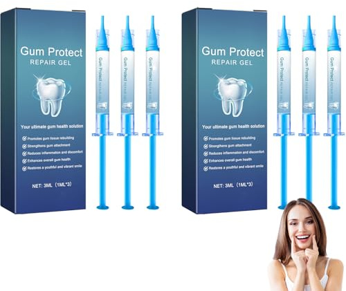 6 Unità Gel per La Cura Delle Gengive, Gel per Riparazione Sane, per Terapia Delle Gengive, Formula Naturale, Pulizia Profonda Delle, Ambiente Fresco, Tooth Care