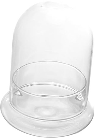 Angoily Glasglocke Terrarium aus Klarem Glas Großer Ökologischer Landschaftsflaschenhalter mit Belüftung Dekorative Tischdekoration für Pflanzen Moos Garten Transparente Glasvitrine