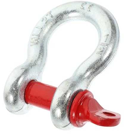 MUELODSIC Grillete de Ancla Galvanizado de Acero de Alta Resistencia con Perno Tornillo Capacidad Toneladas Ligero y Seguro para Izado y Remolque Off-road