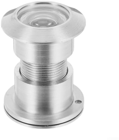 Türspion aus Messing, Diebstahlschutz, Messing-Türspion, 28 mm für 40–55 mm dicke Türen, Sichtschutzabdeckung, Guckloch für Sicherheit zu Hause