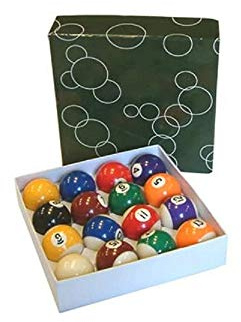 Hobby Tech Jeu de Boules de Billard Américain Standard de Différentes Dimensions 50,8cm ou 57,2mm Design Classique Billes Numérotées (50,8mm)