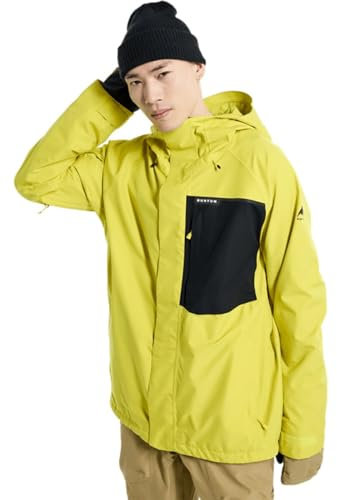 Burton Powline GORE-TEX 2L Schneejacke für Herren, Größe S, Regular, Sulfur/True Black