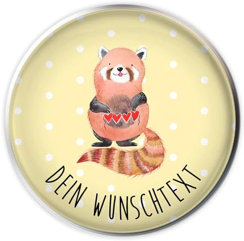 Mr. & Mrs. Panda Stöpsel Waschbecken Roter Panda - Personalisierte Geschenke, Selbst Gestalten, Lieblingsmensch, Abfluss, Personalisierung, Lustige Sprüche, Wunschtext, Liebling, Rot, Herz, Liebe