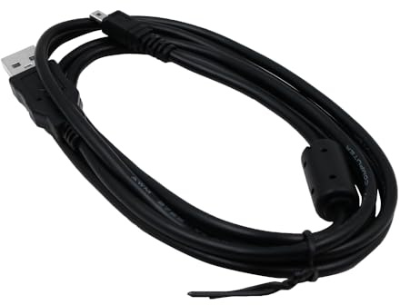 Ieron Cable USB UC-E6 de repuesto, cable USB Mini-B universal para transferencia de datos para cámara digital, cable cargador compatible para cámaras digitales serie Nlkon CoolPix, L, D, P