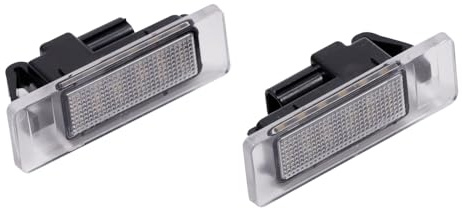 Lot de 2 feux de plaque d'immatriculation arrière pour Renault Megane 4 Scenic IV Twingo Kangoo Koleos MK2 Clio IV V Logan Sandero Dacia Duster