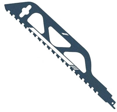 Säbelsägeblatt, Abbruch-Mauerwerk, Säbel, Hartmetalllegierung, hart geschnittener Ziegel, Holzblock, PVC-Rohr, poröser Beton, Zähne bestückt (Sägeblatt Ziegel 12 Zoll)