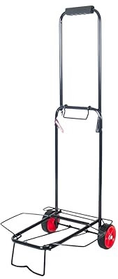 Carro Playa Plegable Portatodo y Portamaletas con Ruedas – Carrito Ligero para Silla, Nevera, Juguetes o Equipaje – Resistente y Fácil de Guardar (Pequeño)