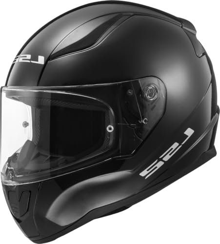 LS2, Casco Moto Integrale RAPID SOLID Gloss Black, M