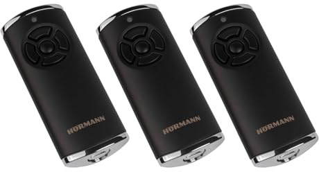 3x Hörmann HS5 BS Schwarz Matt 5-Befehl Handsender BiSecur 868 Mhz