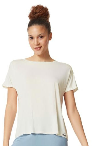 Skiny Damer för alla natten i mix & matchande pyjamasöverdel, elfenben, standard