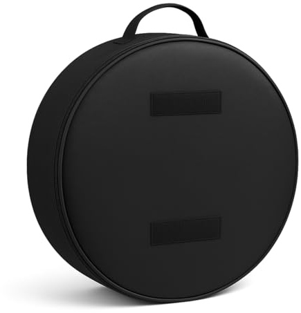 Car Spare Wheel Tyre Storage Bag - 61 cm Diameter - 19 cm Width - Waterproof Cover, Carry Handle, Anti-Slip Carpet-Grip Pads and Zip - Fits Space Saver Donut and Full-Size Wheels - UK Car Boot Storage