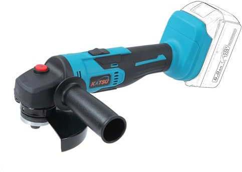 KATSU FIT-BAT 21V Mini Smerigliatrice Angolare a Batteria 115 mm 125mm per Tagliare, Levigare, Lucidare e Affilare, senza Batterie 102604