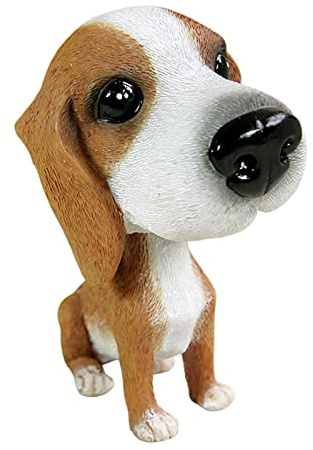 Rurunklee Wackelhunde Ornaments, Wackelkopf Hunde, Auto Puppe Harz, Wackelhund Auto Innendekoration, Hunde Armaturenbrett Dekoration, Verwendet für Autodekorationen, Bürodekorationen