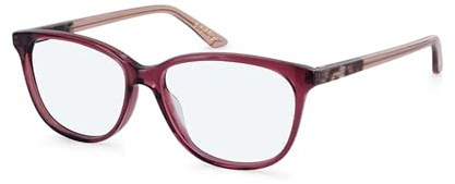Episode Brille mit Sehstärke für Damen optional mit Sonnenbrillentönung oder Blaulichtfilter, Rund, gefertigt aus Acetat (inklusive Brillenetui)