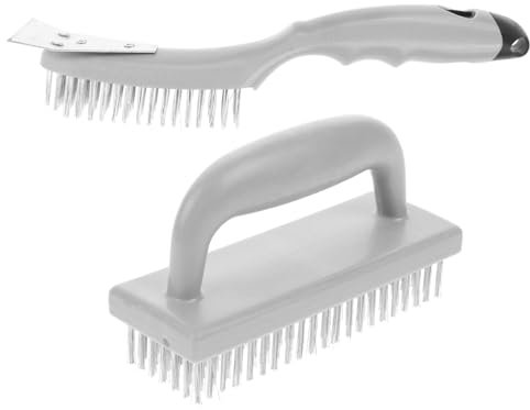 POPETPOP 2pièces Brosse De Nettoyage pour Barbecue pour Barbecue Accessoire De Cuisson Lot de Utile Et Portable