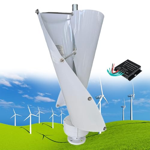 12000W Vindkraftverk Helix Generator Kit, Maglev Shaft Vindturbingenerator, Vertikal Vindkraftverk 3-Fas Vindkraftsturbin, för Hushållsströmförsörjning, Väginfrastruktur,E-48V