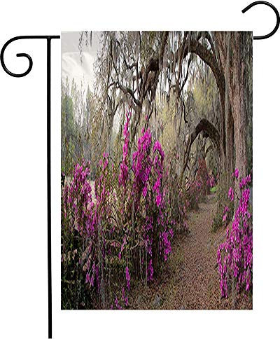 Garten Flaggen Azalee Panorama Süd Magnolia White Plantation Charleston Sc Bei Natur Bloom Parks Alt In Personality Flags Weatherproof Feiertage Flags Durable Balkonflagge Für Party 30x45cm
