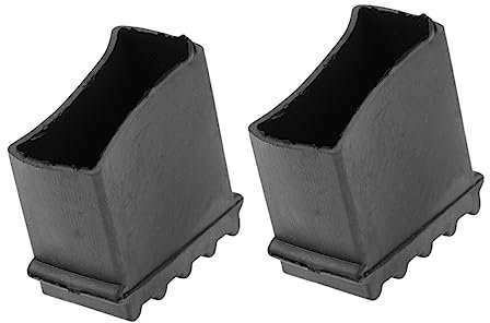 Angoily 2pcs Ladder Feet Covers Non-Slip Rubber Pads Ladder Feet Protect Cover Use Hard Floors
