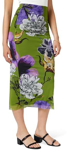 Desigual FAL_TULLEFLOWER, 4010 Verde ACEITUNA, XS