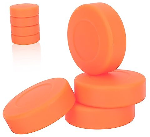Kisangel 4stücke Eishockeypuck Aus Gummi Zum Üben Und Spielen Hockeypuck Für Training Und Wettkämpfe Hockey-übungspucks Für Junge Mädchen Und Erwachsene