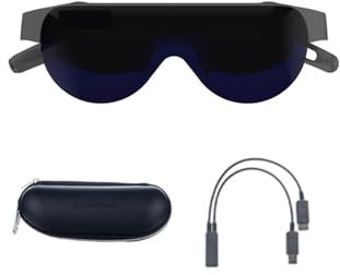 VEKELETE Gafas AR Inteligentes portátiles 4K con Pantalla de 120 Pulgadas, proyector de Juegos con visualización 3D(Standard)