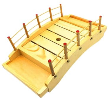 Sharplace Prime de sushi en bois Prime en bois pont assiette assiette de nourriture de nourriture pour pâtisse, S