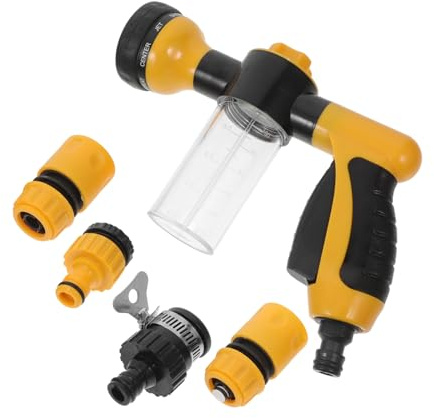 VANZACK Pet Grooming Shower Hose Attachment High-Pressure Dog Washing Sprayer Hose Nozzle Multifunctional Garden Watering Sprayer for Pet Bath and Car Cleaning