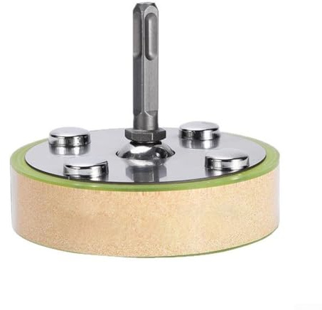 Electric Tile Laying Tool for Floor and Wall Tiling, 360° Rotatable Vibrating Machine with Replaceable Extension Rod, Rubber Grip for Ceramic Tile Leveling,