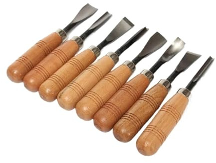 Set Di Scalpelli for Intaglio Del Legno Da 8 Pezzi Coltelli for Attrezzi Falegname