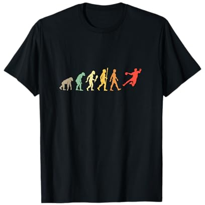 Handball Évolution Cadeau Vintage Joueur De Handball T-Shirt