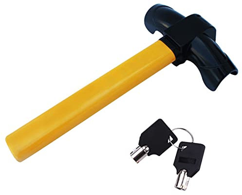 lootaan Car Steering Wheel Lock, Heavy Duty Anti-Theft Steering Wheel Lock, Auto Security Travel Locking Gear, Universal Car Security Lock for Truck Van SUVs