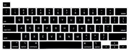 MiNGFi Protection Clavier Anglais QWERTY pour MacBook, sans F1-F12, US/ANSI